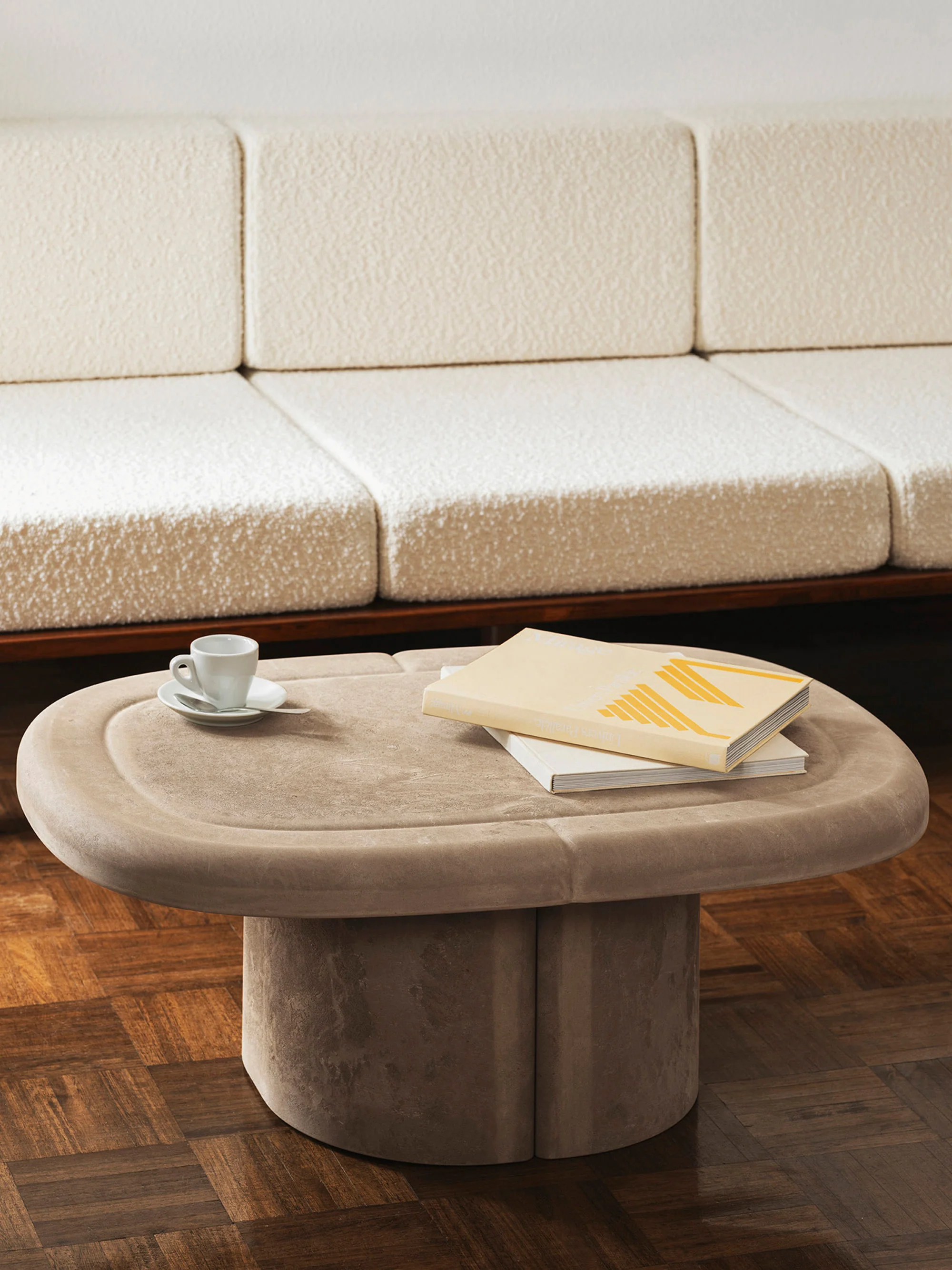 Ovaler Couchtisch Alder