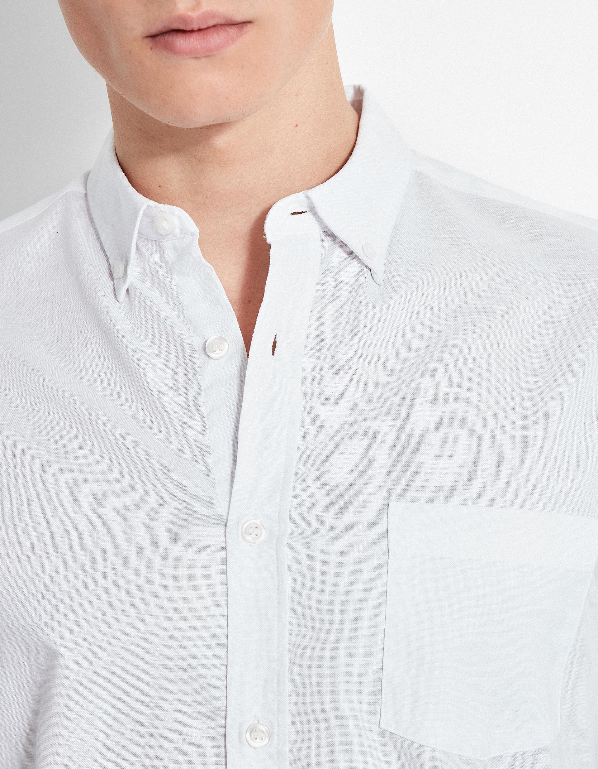 Camisa, Homem, Branco