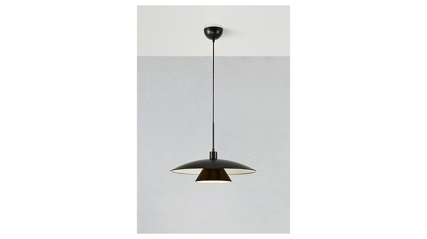 Lampa wisząca Millinge metalowa czarna