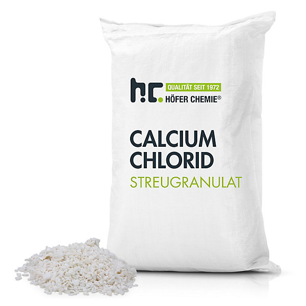 Höfer Chemie Chlorure De Calcium 5 x 25 Kg, Sel De Déneigement Et Déshumidificateur Polyvalent