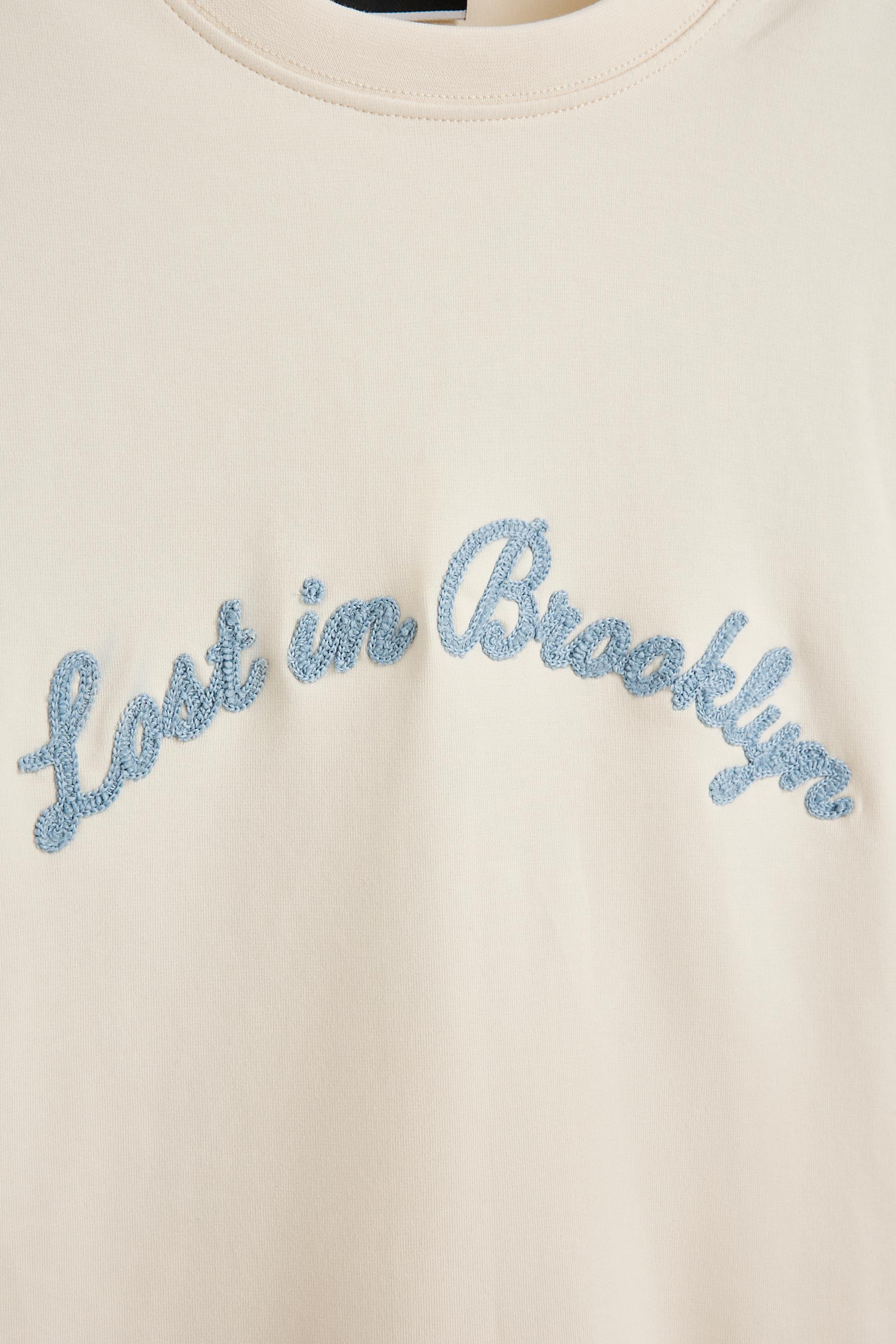 Camiseta interlock bordado