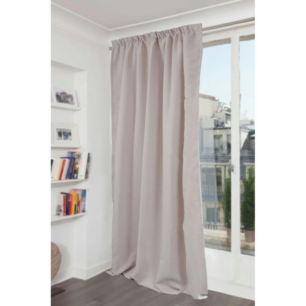 - Rideau phonique thermique occultant gris 140x260