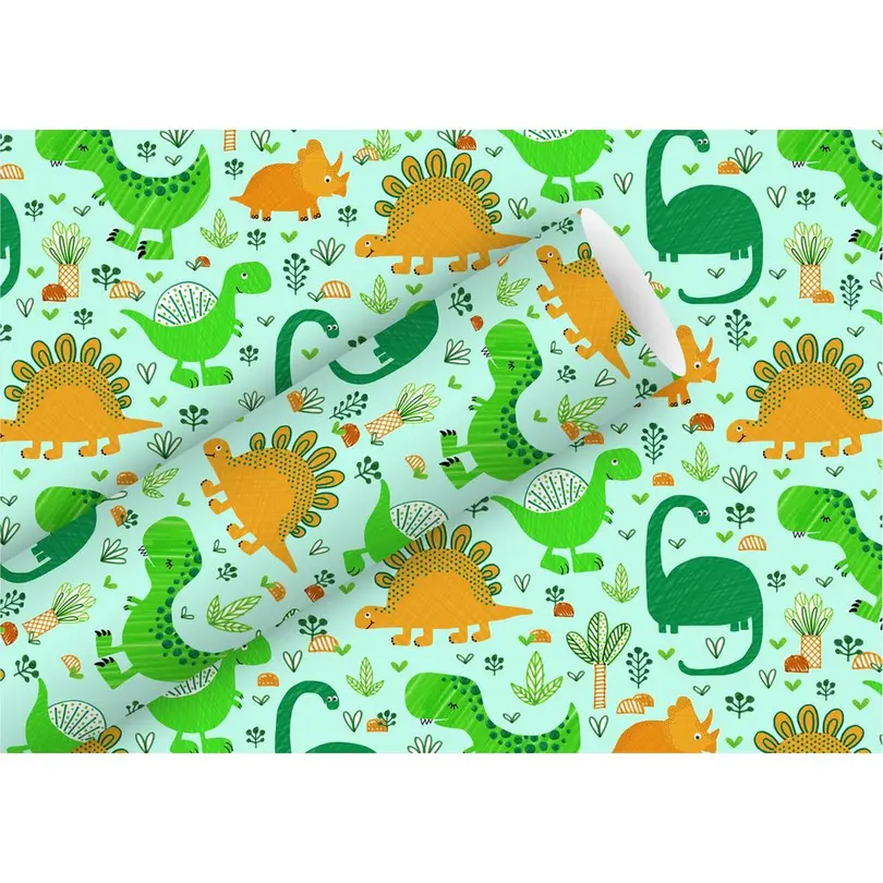 Geschenkpapier Funny Dinos
