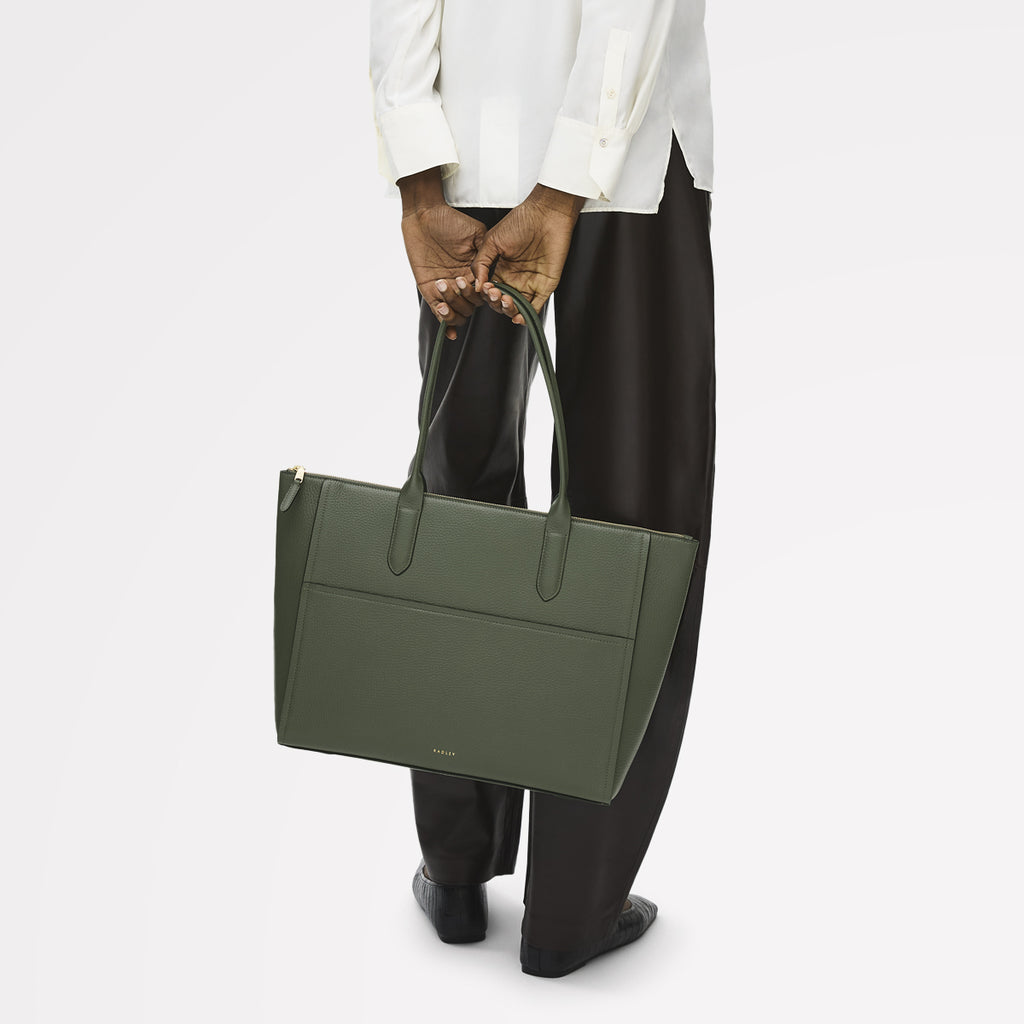 Oak Street - Medium Ziptop Tote