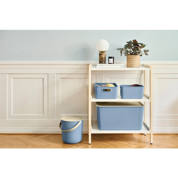 Aufbewahrungsbox, BxTxH: 25,6 x 17,3 x 13,6 cm, hellbeige