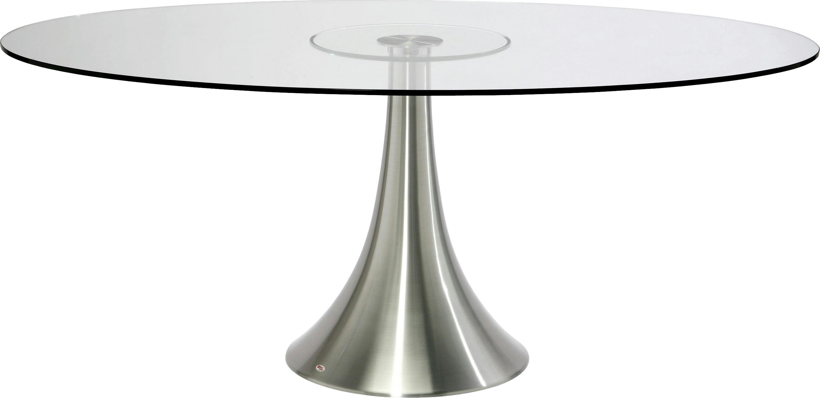 GRANDE POSSIBILITA - Table à manger 6 personnes en verre et aluminium