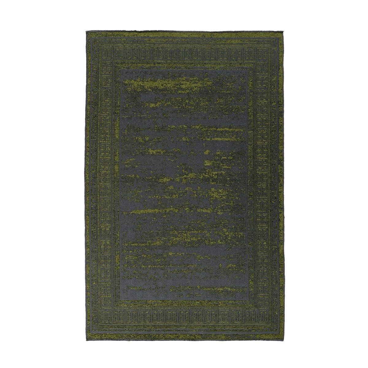 IVO - Tapis de salon en polyester vert 120x170 cm