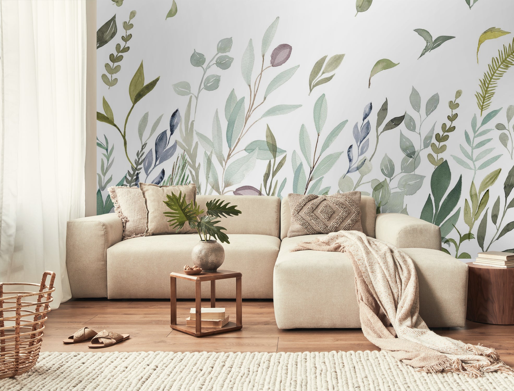 Komar fotobehang planten groen - 350 x 250 cm - 611646