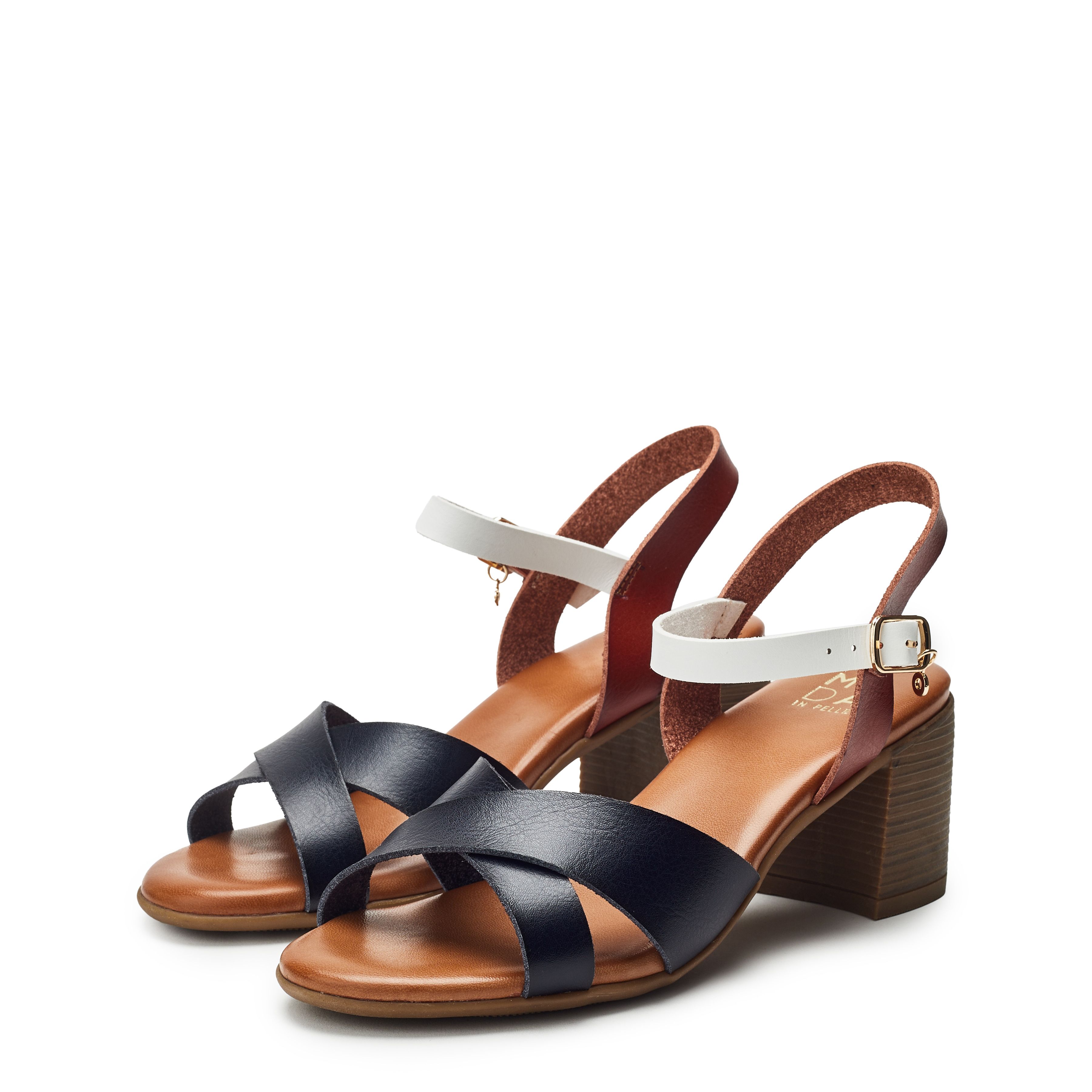 Moda In Pelle Novie' Porvair Heeled Sandals
