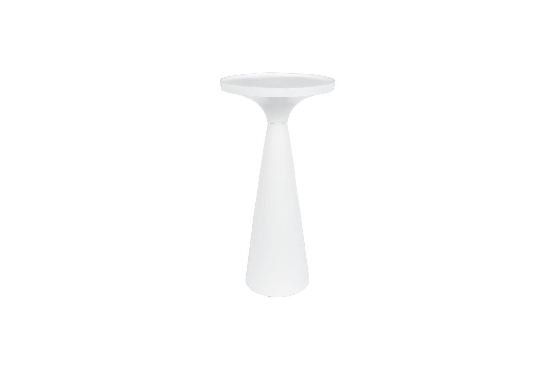 FLOSS - Table d'appoint en métal blanc