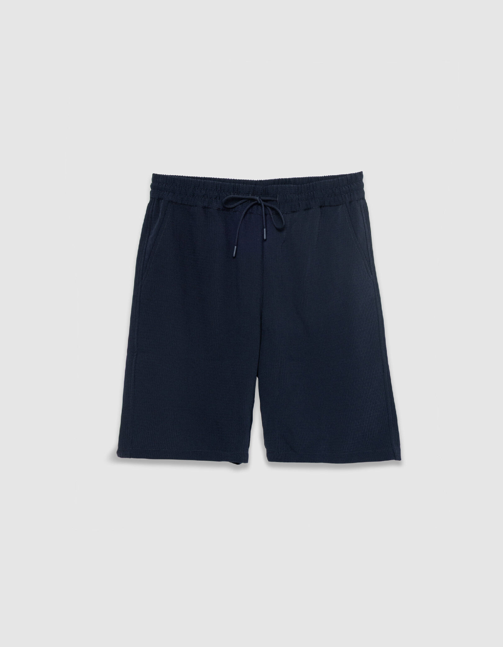 Bermuda marine seersucker DRY FAST Homme