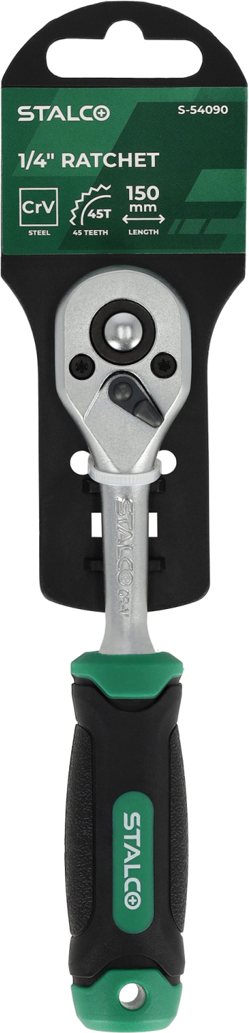Grzechotka prosta 1/4” 150 mm STALCO S-54090