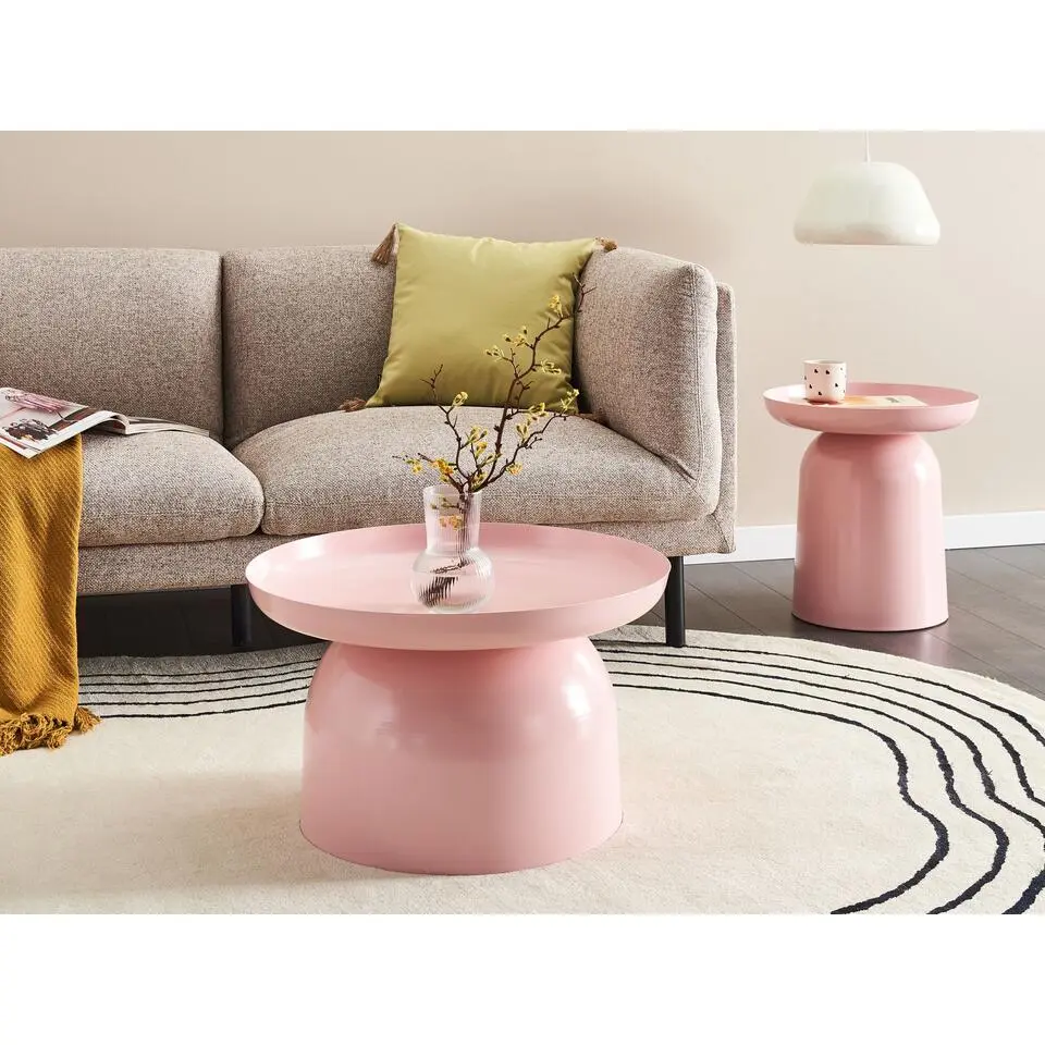 TAGGART - Salontafel - Pastelroze - IJzer