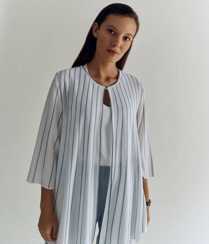 Veste évasée maille en jersey et viscose VASTE/83154/751