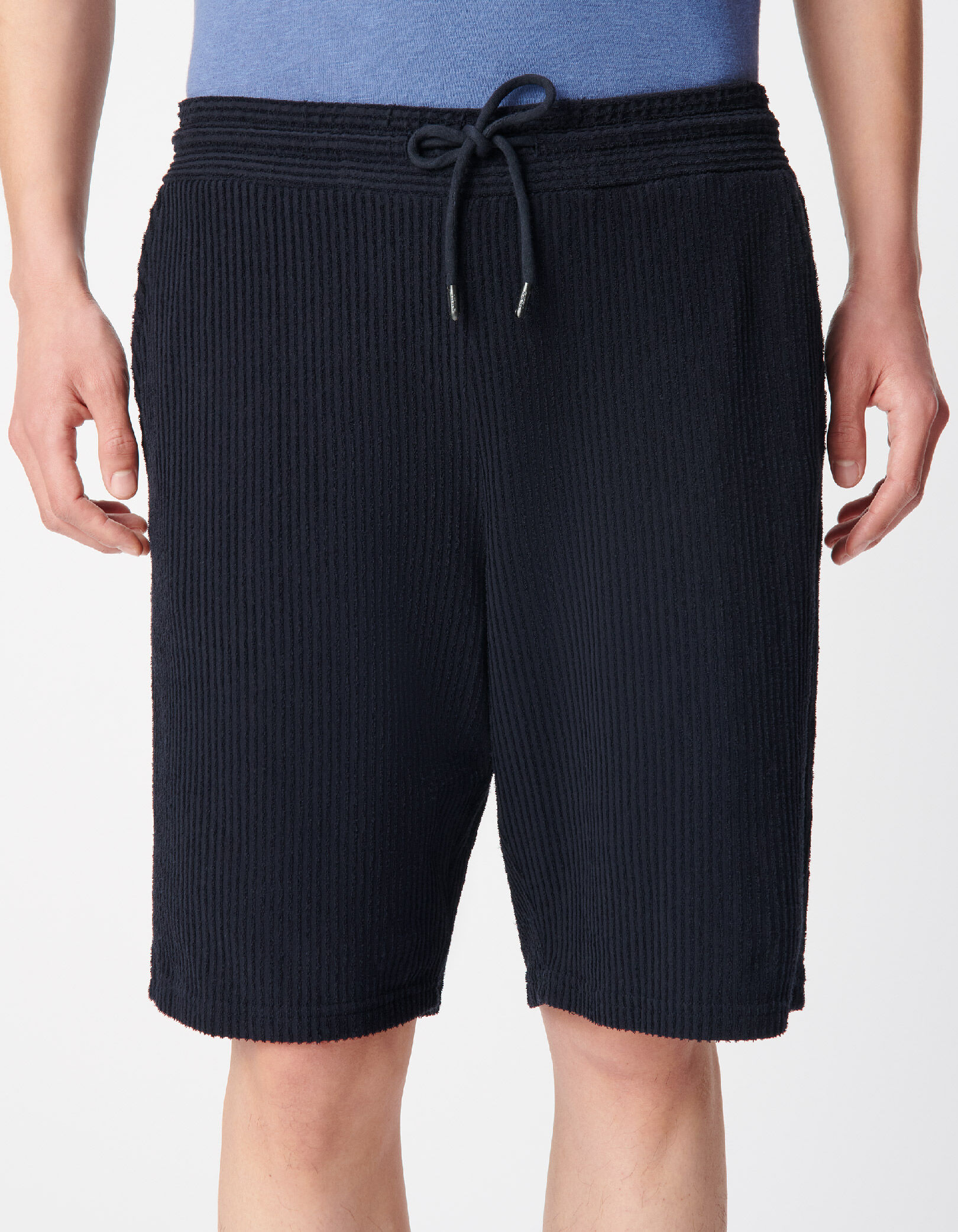 Bermuda marine éponge relief rayures Homme