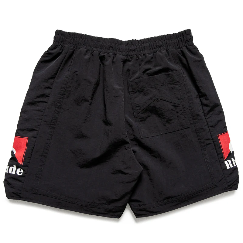 Rhude Moonlight Logo Short - Black/Red