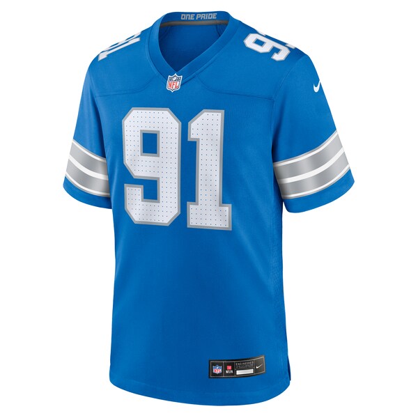 Levi Onwuzurike Detroit Lions Nike Team Game Jersey -  Blue