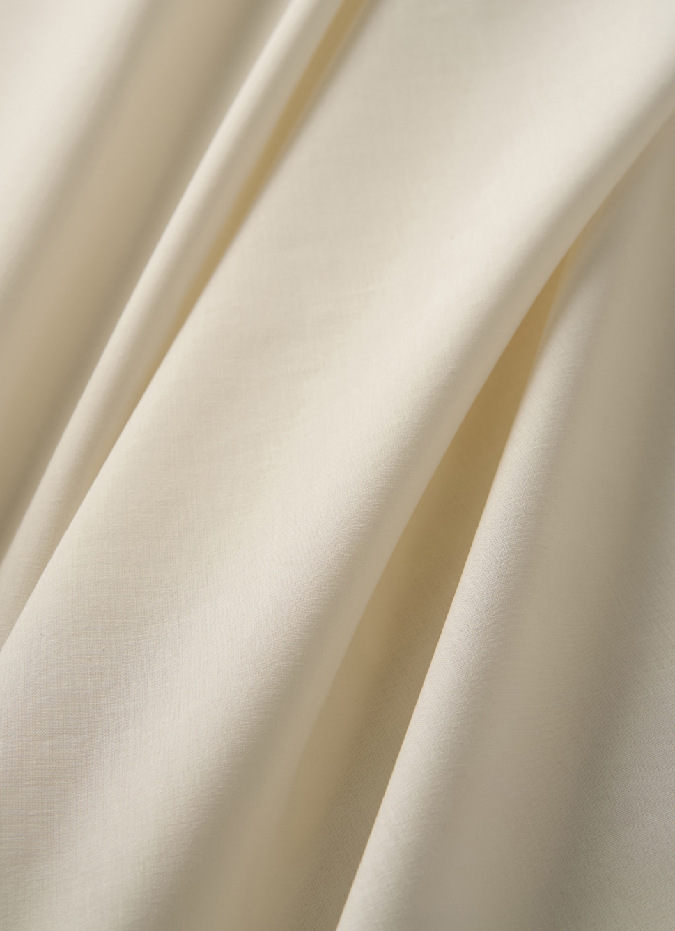 DRAP HOUSSE EN COTON POUR 2 LITS JUMEAUX ÉCRU