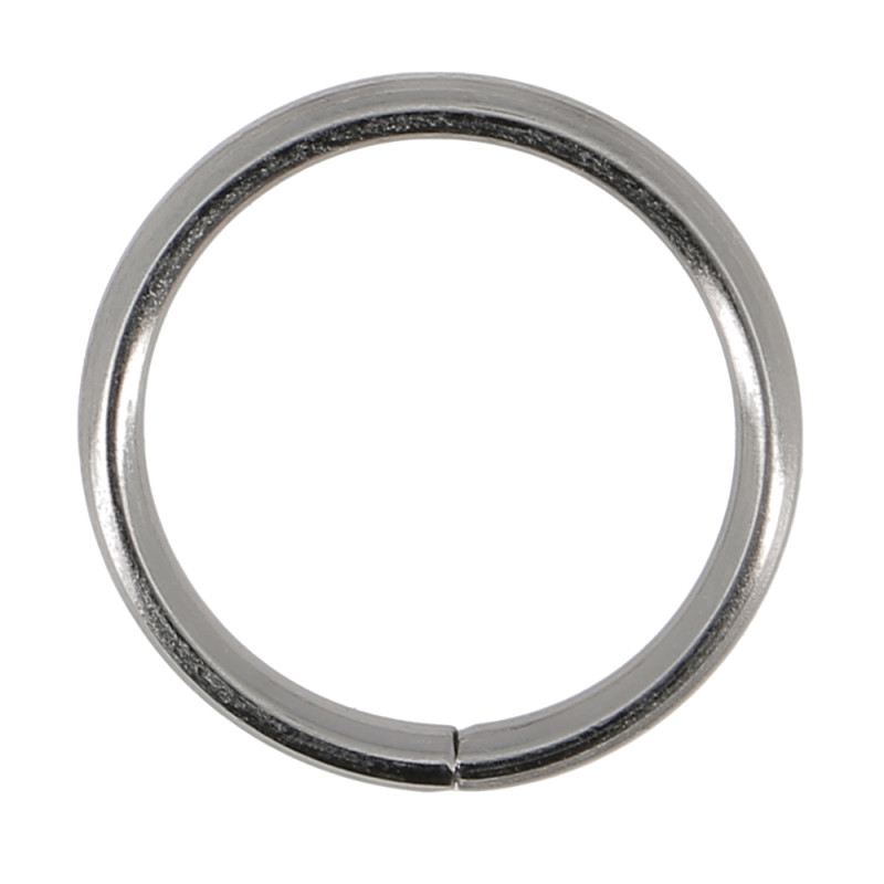 Anneau en métal Horizon chrome Ø 42 mm 10 pièces MOBOIS