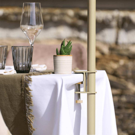 Fixation de table vert sauge pour lampadaire - Paranocta