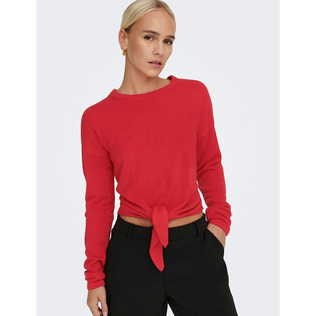 Pull court à nouer