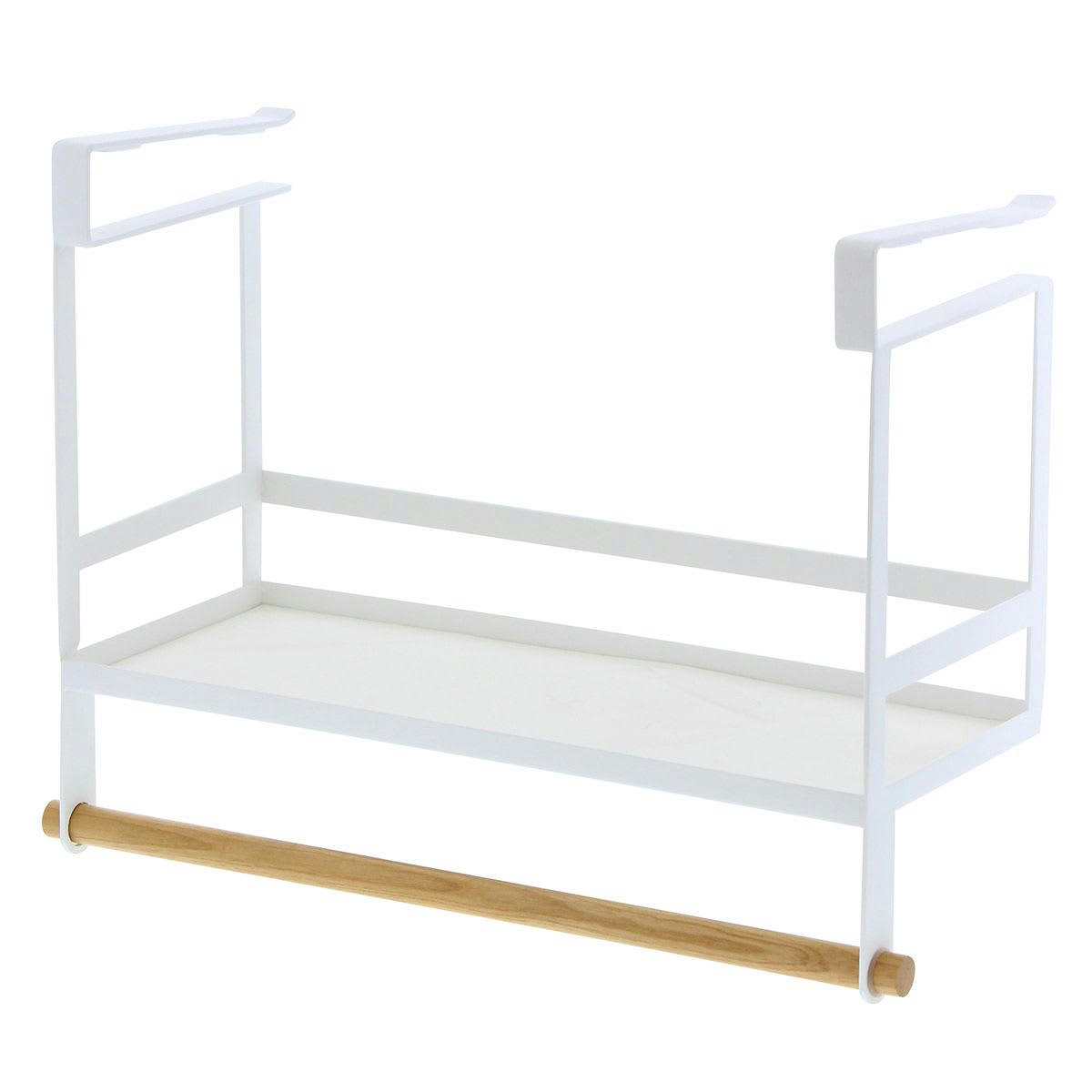 - Rangement cuisine en métal et bois