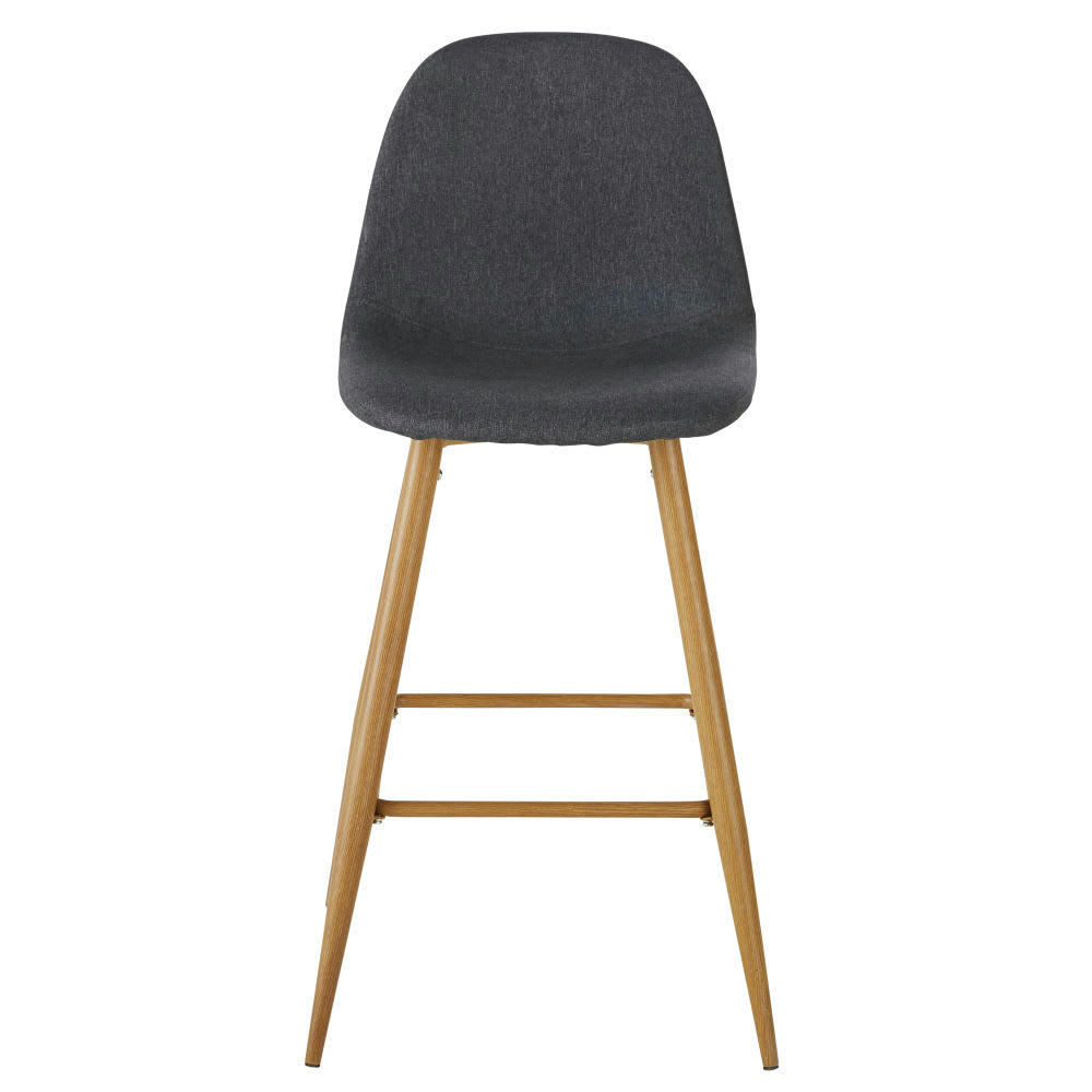 Clyde - Chaise style scandinave gris anthracite H66