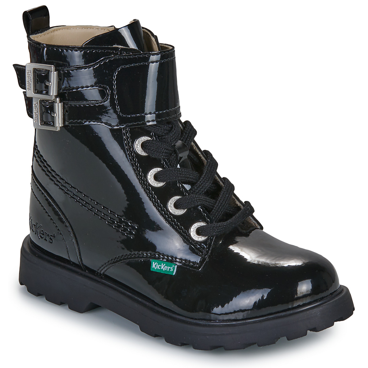 Kickers - KICK BLUSH - Black / Varnish