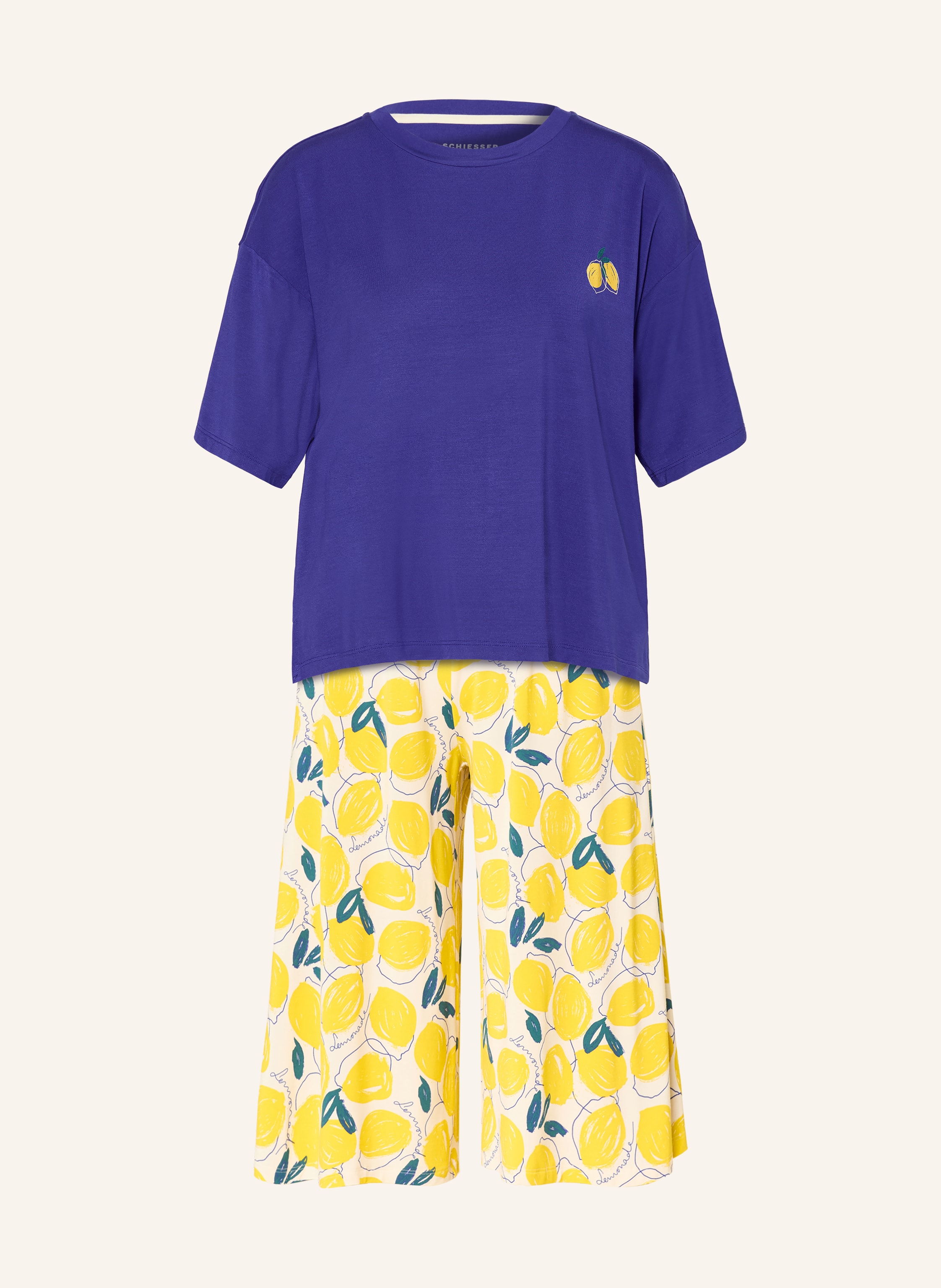 SCHIESSER 3/4-Schlafanzug CASUAL FASHION
