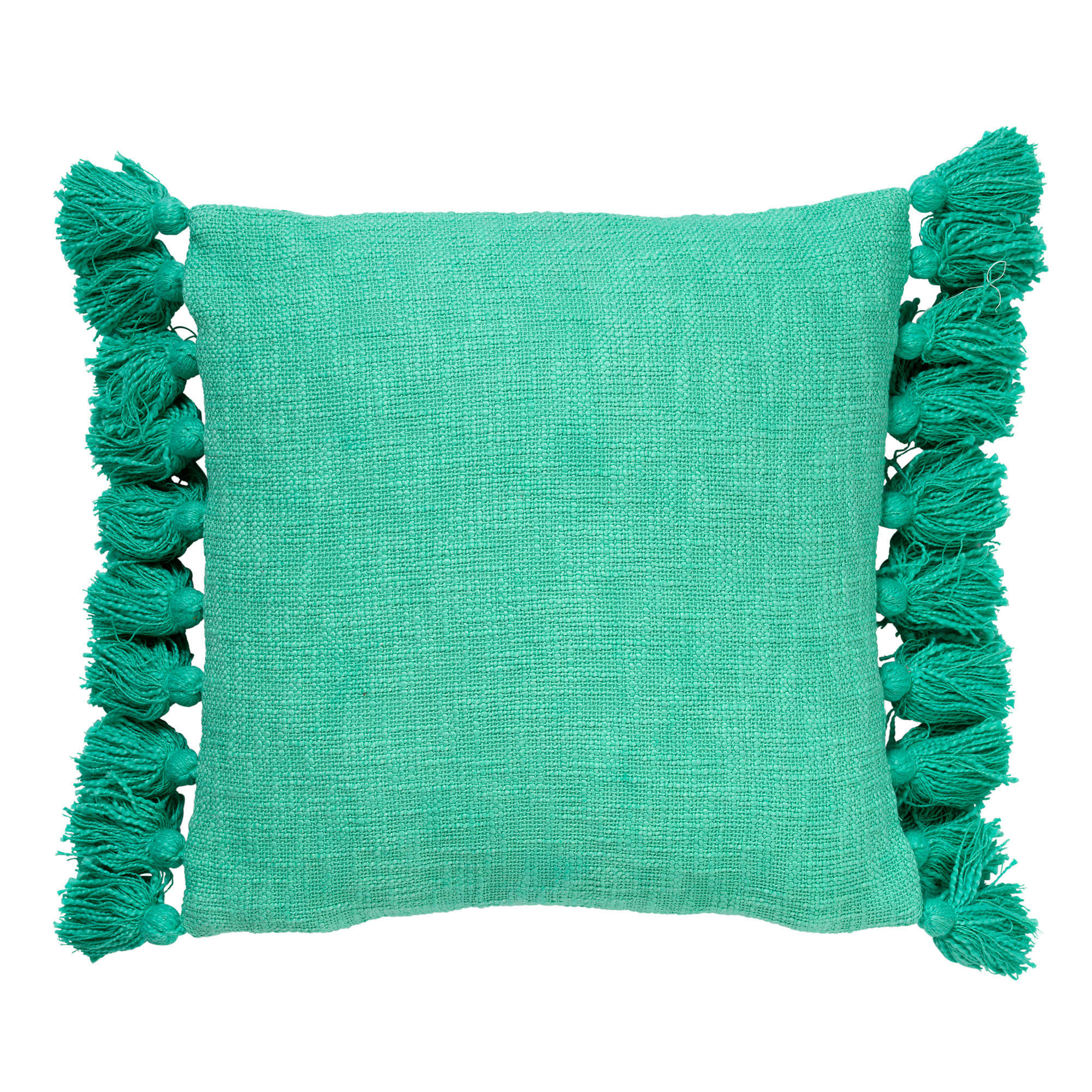 RUBY - Coussin - vert en coton 45x45 cm uni