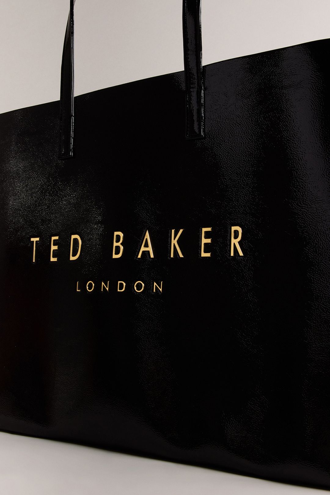 Ted Baker Crikon Crinkle Extra Large Tote Icon Bag Black