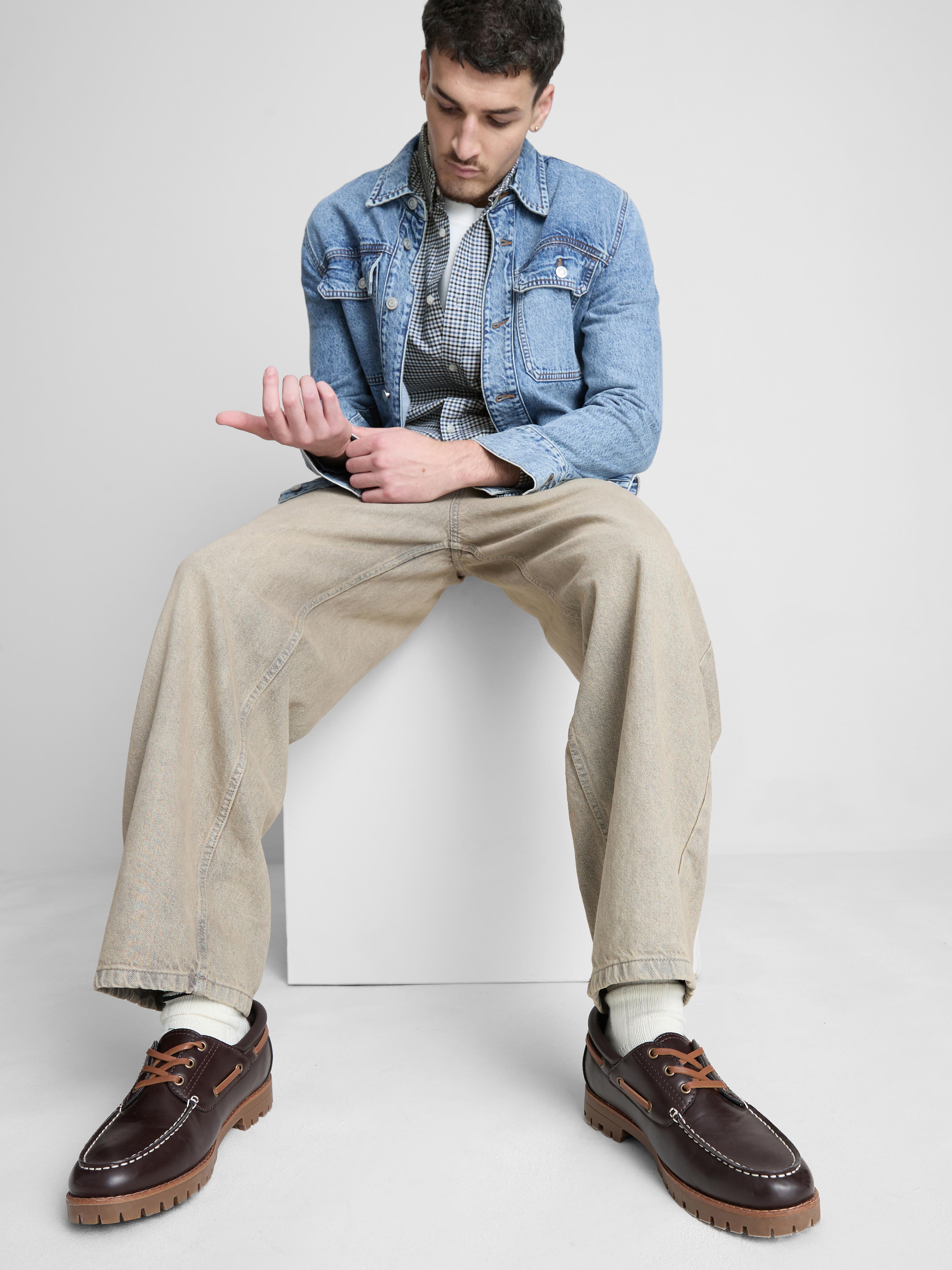 Long Sleeve Check Oxford Shirt