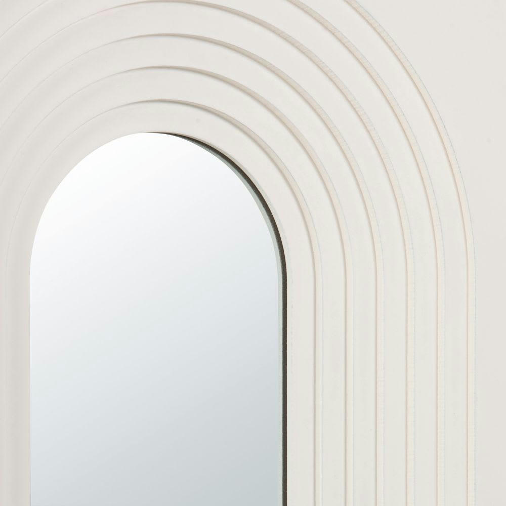 ARCHY - Déco murale arches écrues et miroir 40x60