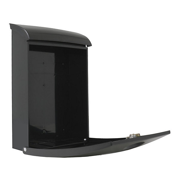 AMIG - Boîte aux lettres7 - 345 x 240 x 105 mm - Plastique - Noir
