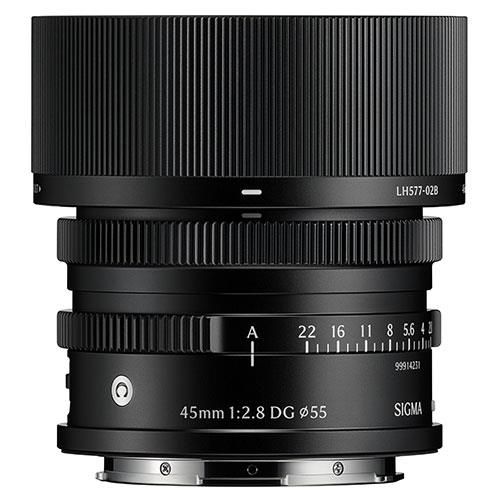 Sigma 45mm F2.8 DG Contemporary Lens in Black - L-Mount