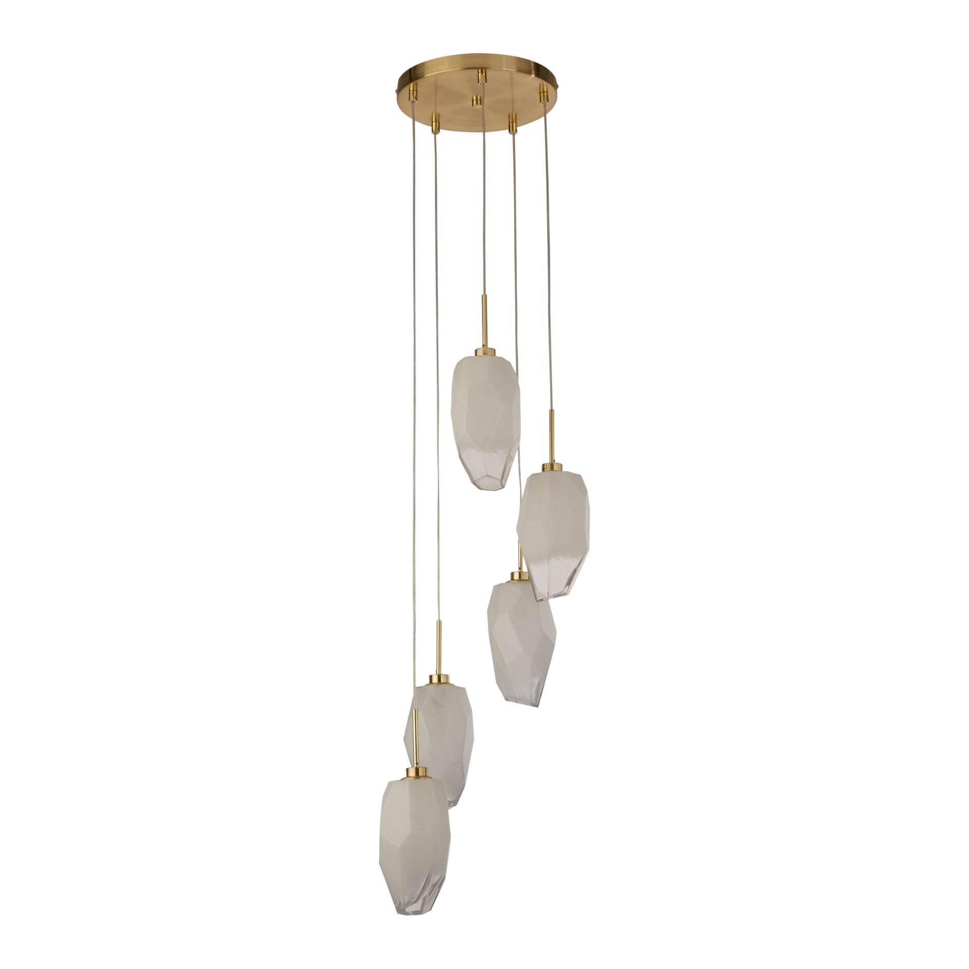 Searchlight Rocky Hanglamp Ø 32 cm - Messing