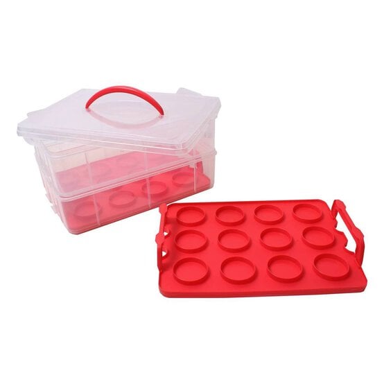 Two Tier Cupcake Carrier 24 Wells