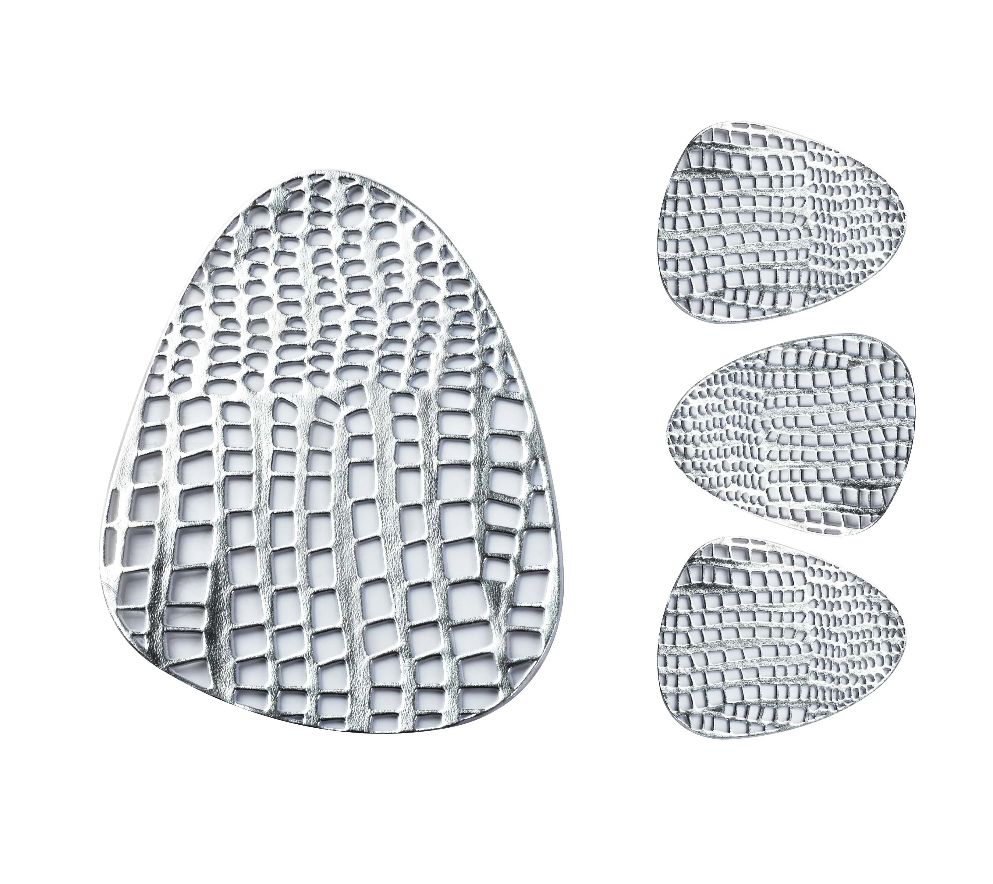 Komplet 4 podstawek pod kubek 10cmx13cm LEILA