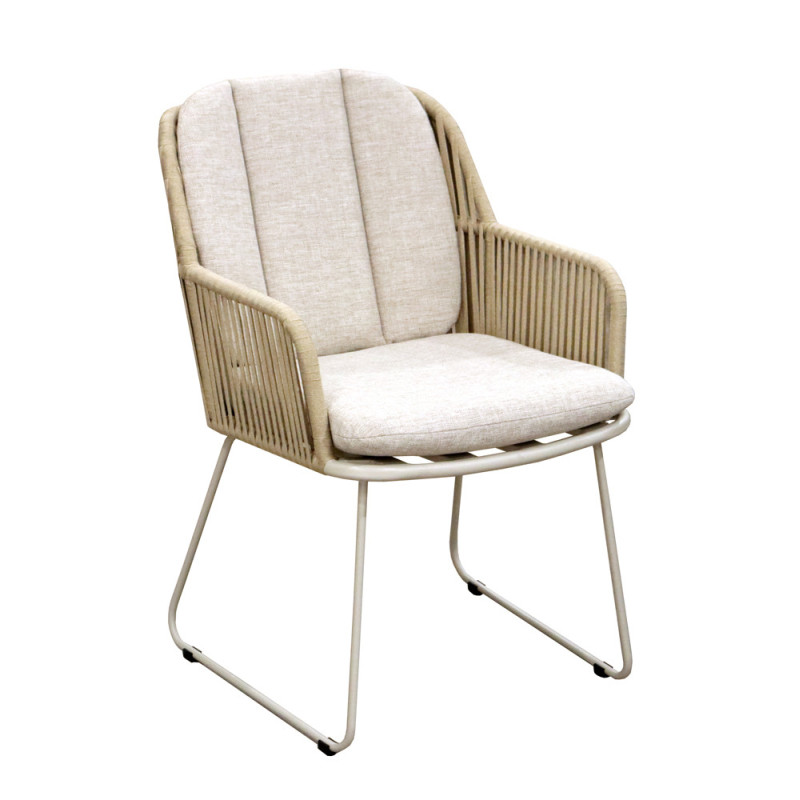 Fauteuil de jardin Carma crème