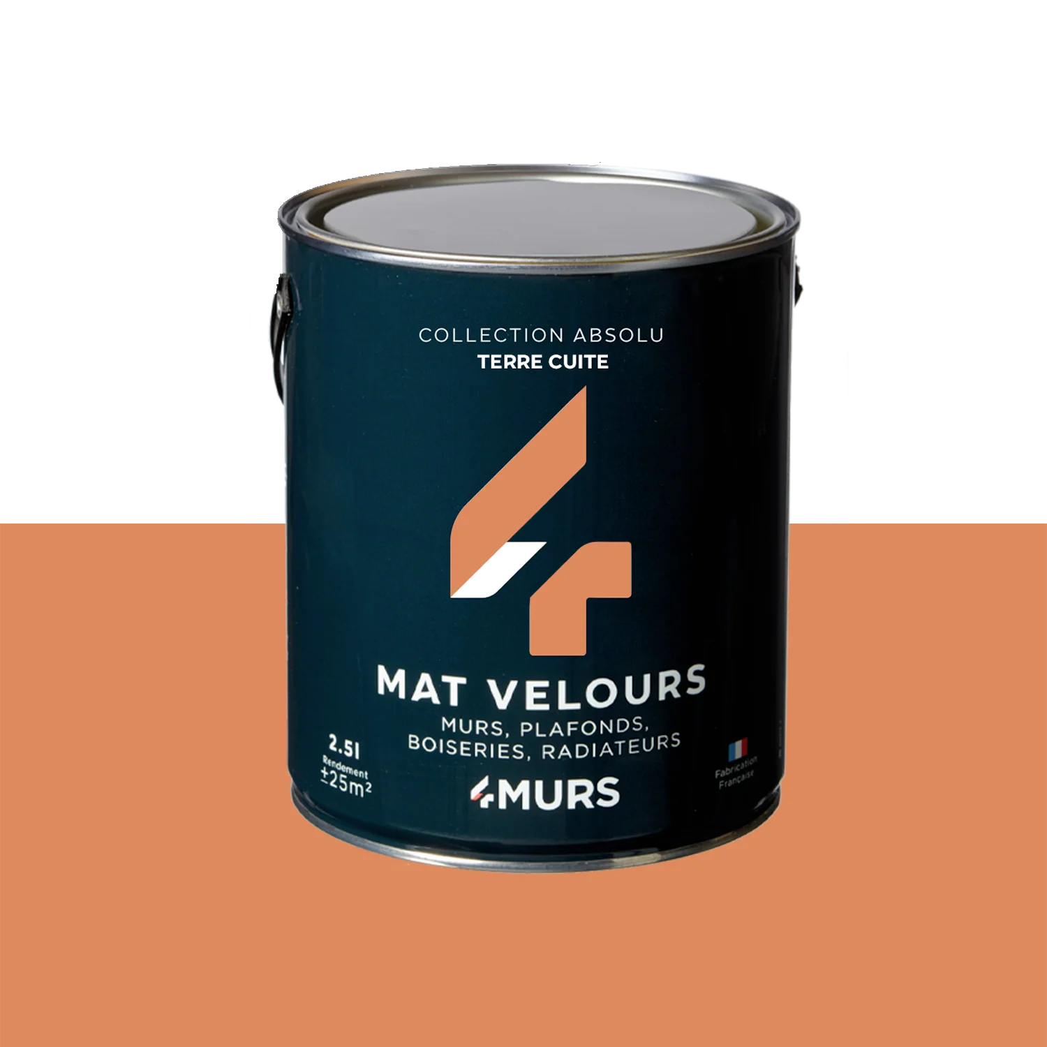 Absolu Peinture Peinture terre cuite Mat 2,5 L