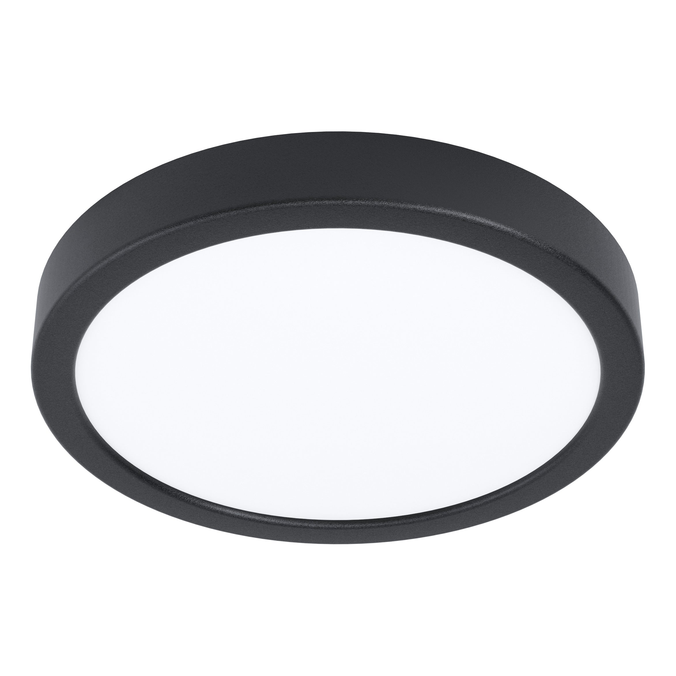 EGLO opbouwlamp Fueva 5 - led - ø 21 cm - zwart/wit