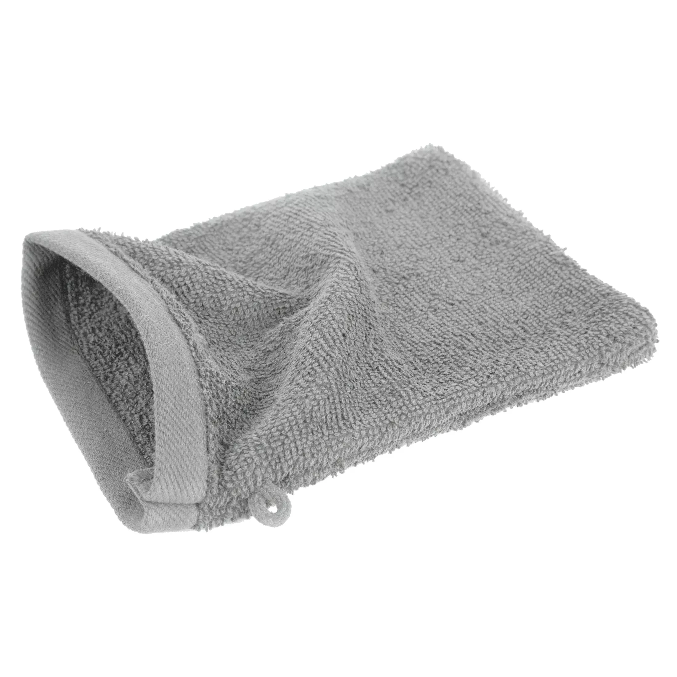 Myjka do kąpieli 16x21 cm bawełniana kolor stalowy 500 g/m2 GŁADKI 2