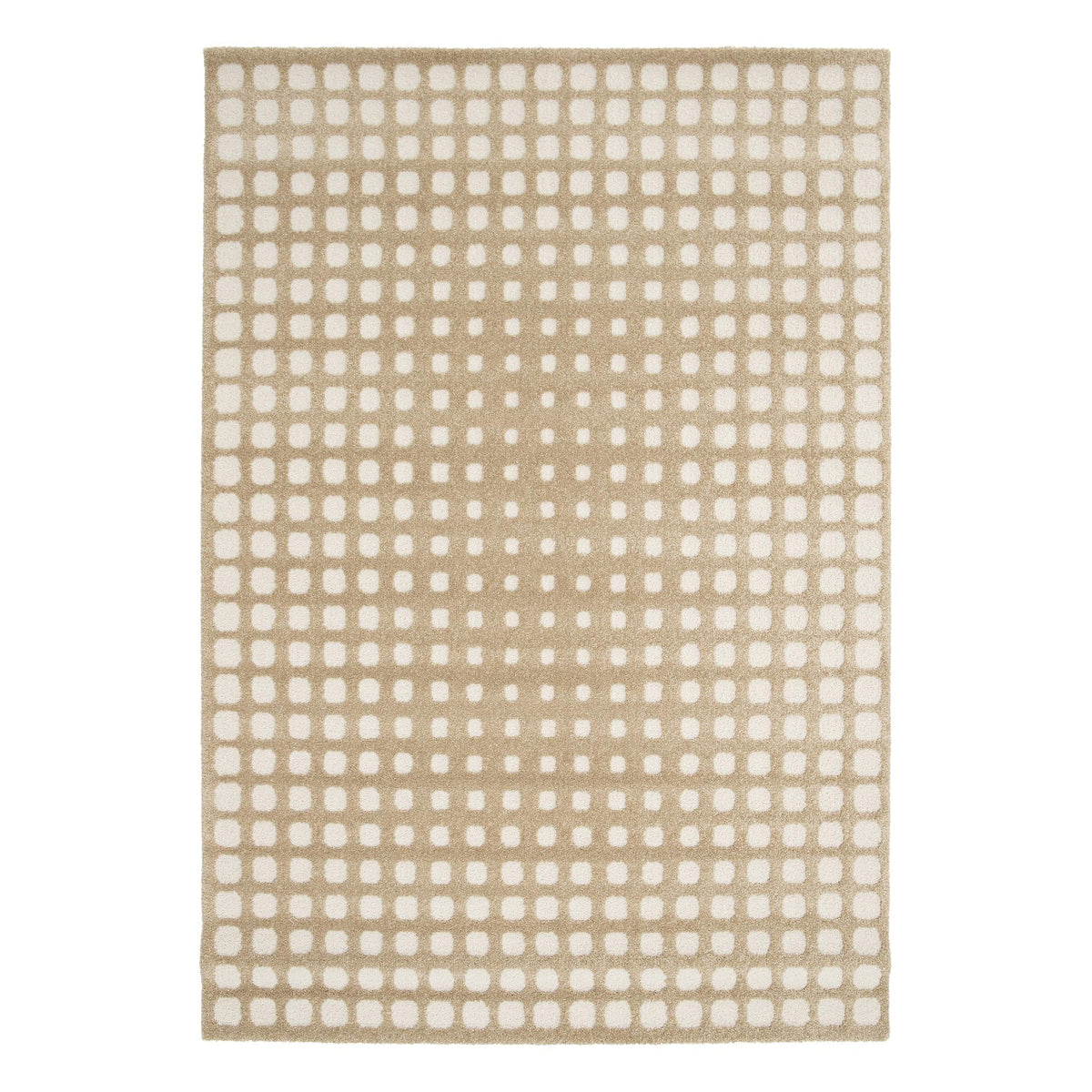AFK Living vloerkleed Pixel - reliëfeffect - kastanje - 120 x 170 cm