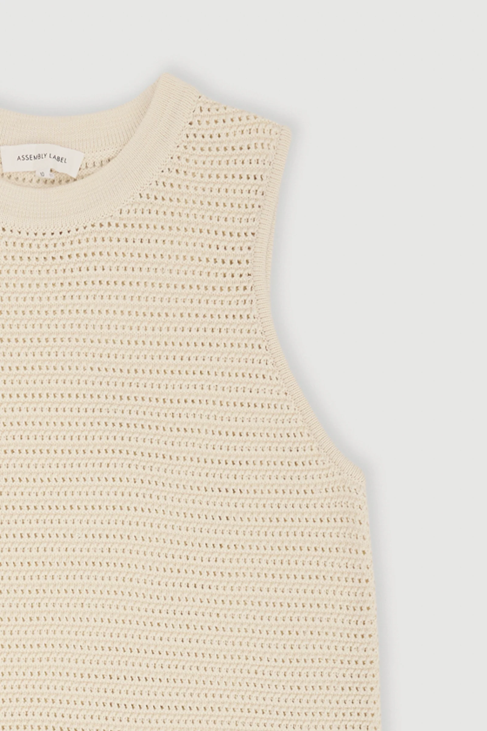 Re-Worn Womens Cotton Blend Textured Dress