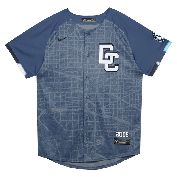 CJ Abrams Washington Nationals Nike Preschool City Connect 2025 Limited Player Jersey - Blue
