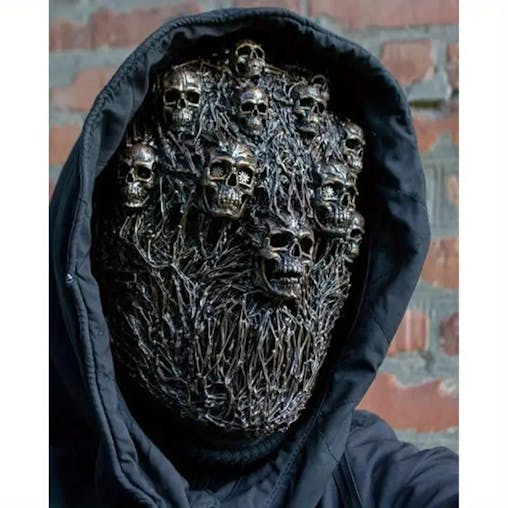 NNETM Bone-Chilling Elegance: Steam Skeleton Mask