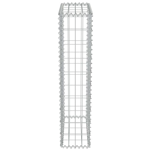 NNEVL Gabion Wall with Covers Galvanised Steel 50x20x100 cm