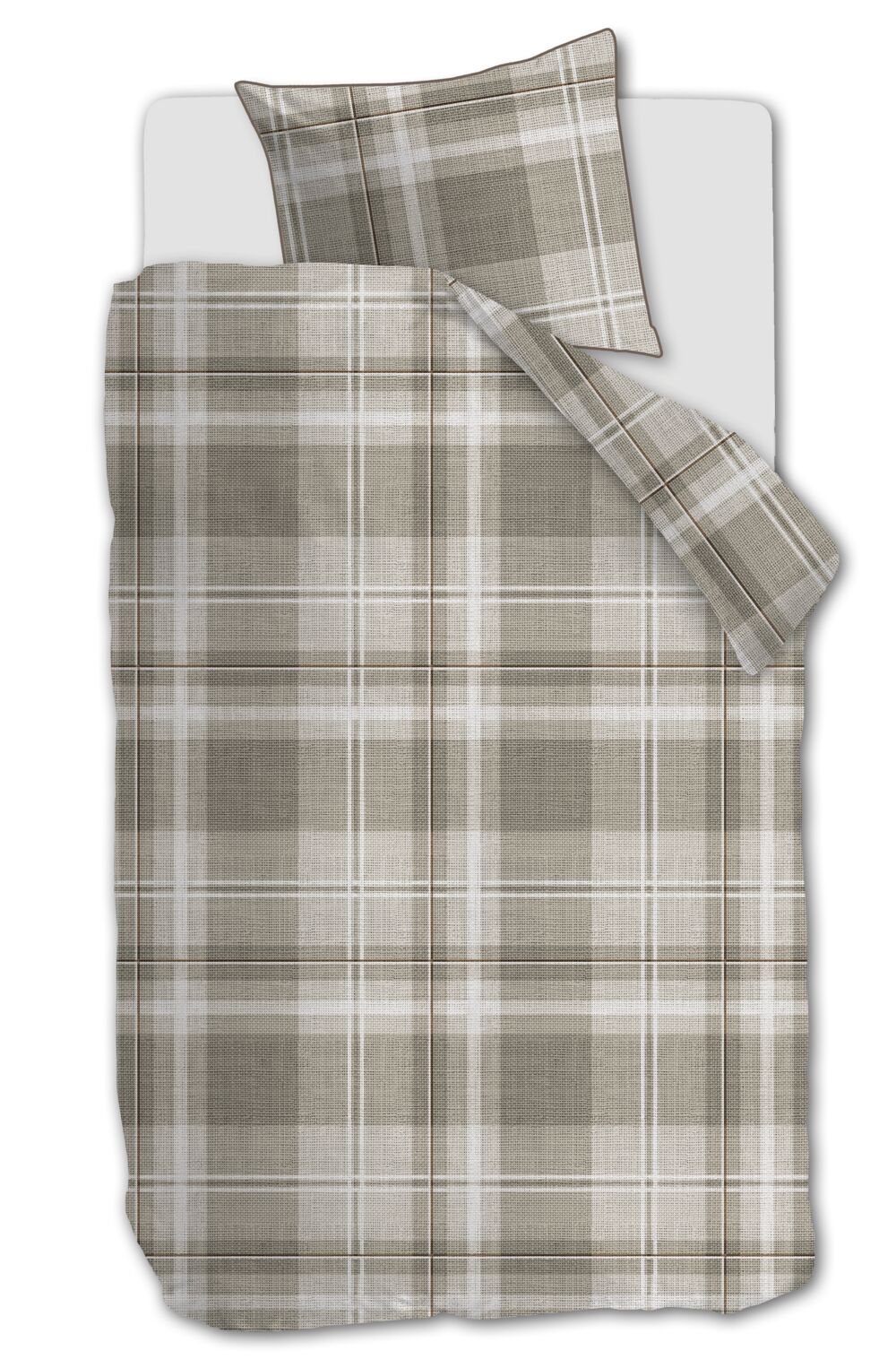 Rivièra Maison Tartan Check - 140 x 200/220 cm - Zand