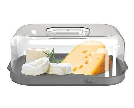 PUDEŁKO NA SER Fresh Eat PLASTIKOWE szare SZCZELNA POKRYWA