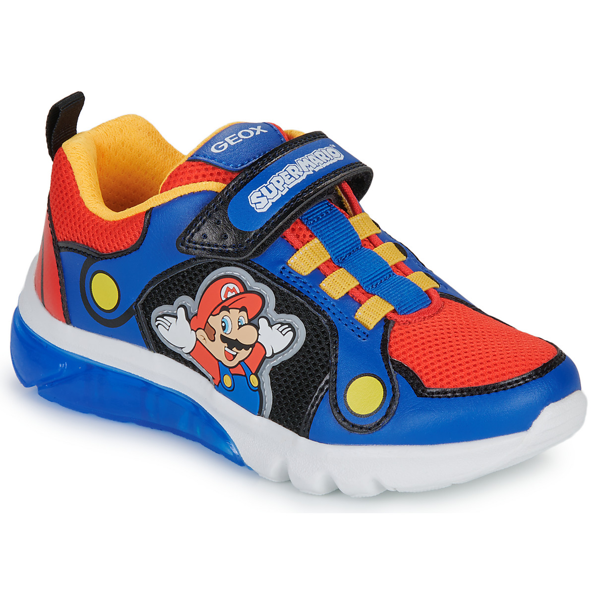 Geox - J CIBERDRON BOY - Blue / Red